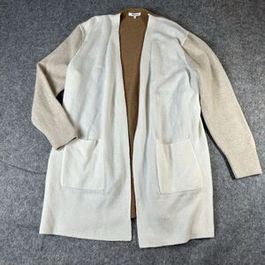 Madewell Cream and Tan Cardigan